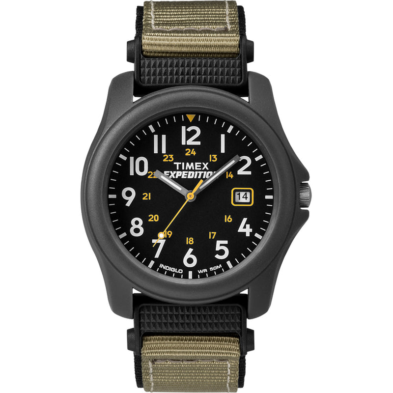 Timex Expedition Camper Nylon Strap Watch - Black [T42571JV]-Angler's World
