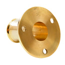 Whitecap Top-Mounted Flag Pole Socket Polished Brass - 3/4" ID [S-5001B]-Angler's World