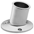Whitecap Top-Mounted Flag Pole Socket - CP/Brass - 1-1/4" ID [S-5003]-Angler's World