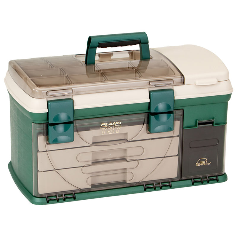 Plano 3-Drawer Tackle Box XL - Green/Beige [737002]-Angler's World