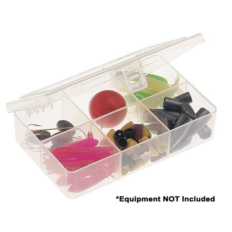 Plano Six-Compartment Tackle Organizer - Clear [344860]-Angler's World