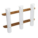 Whitecap Teak 3-Rod Tournament Storage Rack [63449]-Angler's World