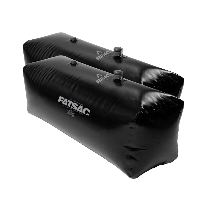 FATSAC V-drive Fat Sacs - Pair - 400lbs Each - Black [W701-BLACK]-Angler's World