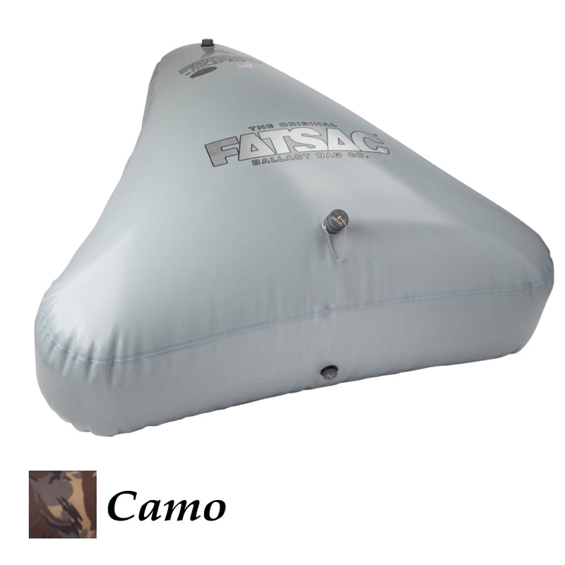 FATSAC Open Bow Triangle Fat Sac Ballast Bag - 650lbs - Camo [W706-CAMO]-Angler's World