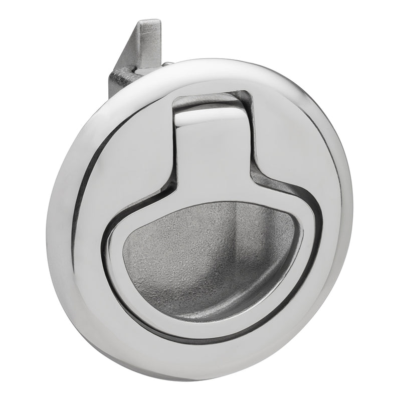 Whitecap Slam Latch Stainless Steel Non-Locking Ring Pull [6135C]-Angler's World