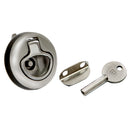 Whitecap Mini Slam Latch Stainless Steel Locking Pull Ring [6138C]-Angler's World