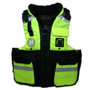 First Watch AV-800 Four Pocket Flotation Vest - Hi-Vis Yellow - Large to XL [AV-800-HV-L/XL]-Angler's World