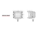 RIGID Industries D-SS Series PRO Driving Surface Mount - Pair - Black [262313]-Angler's World