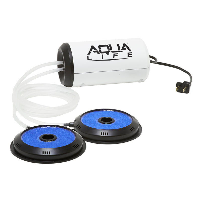 Frabill Aqua-Life Aerator Dual Output 110V - Greater Than 100 Gallons [14212]-Angler's World