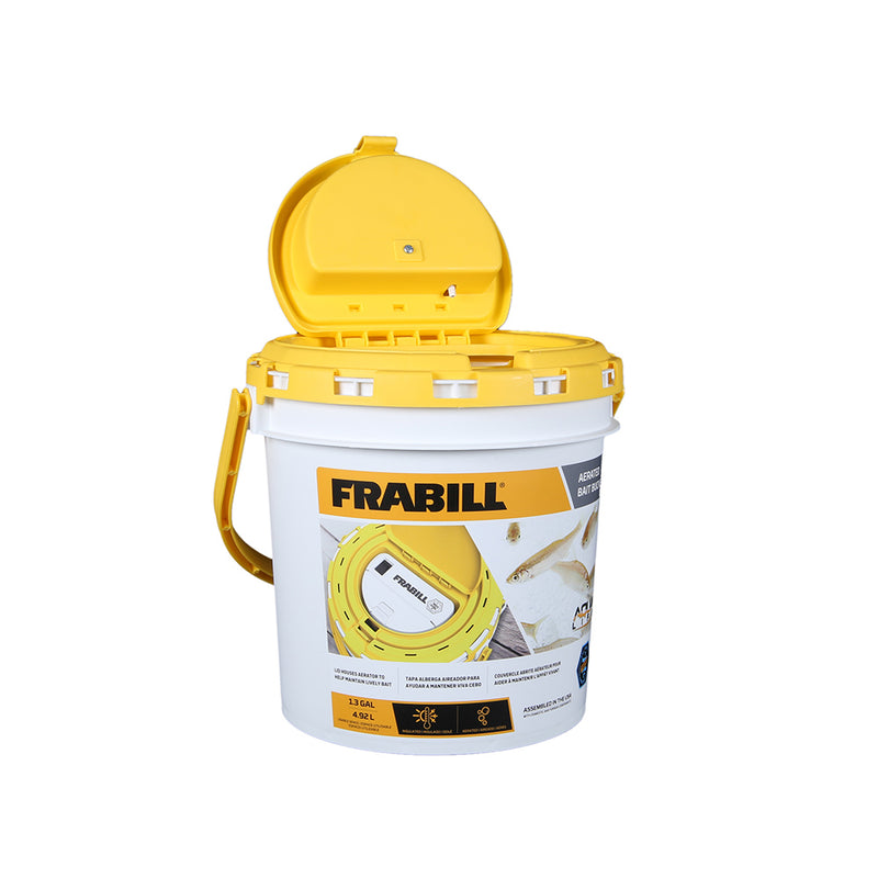 Frabill Dual Fish Bait Bucket w/Aerator Built-In [4825]-Angler's World