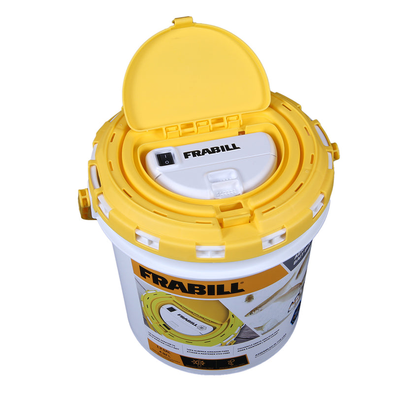 Frabill Dual Fish Bait Bucket w/Aerator Built-In [4825]-Angler's World