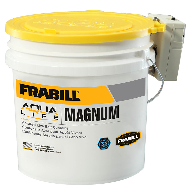 Frabill Magnum Bucket - 4.25 Gallons w/Aerator [14071]-Angler's World