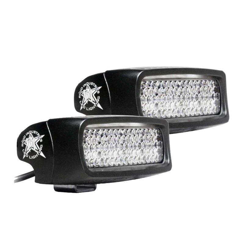 RIGID Industries SR-Q PRO Back Up Light Kit - Surface Mount Diffused - Pair - Black [980023]-Angler's World