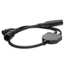 Raymarine Adapter Cable - 25-Pin to 9-Pin 8-Pin - Y-Cable to DownVision CP370 Transducer to Axiom RV [A80494]-Angler's World