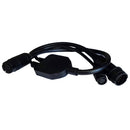 Raymarine Adapter Cable 25-Pin to 25-Pin 7-Pin - Y-Cable to RealVision Embedded 600W Airmar TD to Axiom RV [A80491]-Angler's World