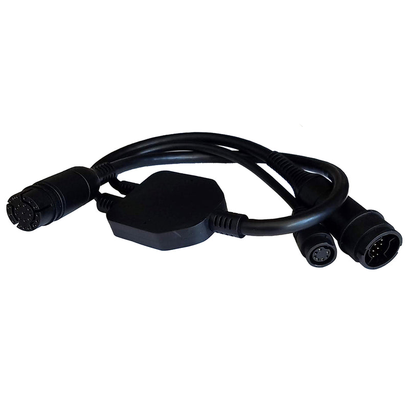 Raymarine Adapter Cable 25-Pin to 25-Pin 7-Pin - Y-Cable to RealVision Embedded 600W Airmar TD to Axiom RV [A80491]-Angler's World