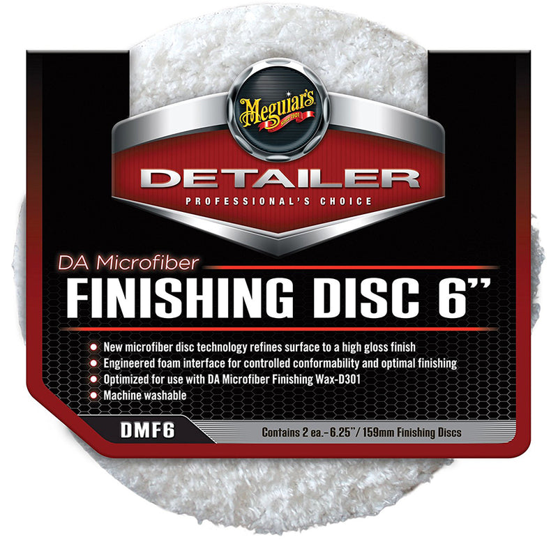Meguiars DA Microfiber Finishing Disc - 6" - 2-Pack [DMF6]-Angler's World