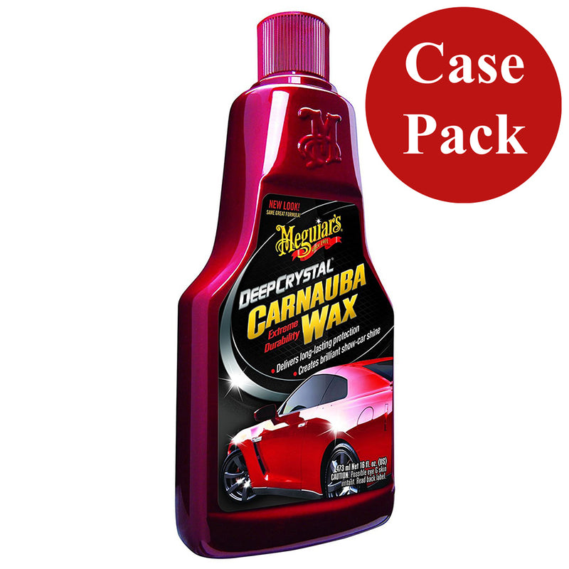 Meguiars Deep Crystal Carnauba Wax - 16oz *Case of 6* [A2216CASE]-Angler's World