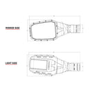 RIGID Industries Reflect Mirror Light - Black (Pair) [64011]-Angler's World