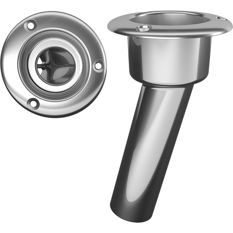 Mate Series Stainless Steel 15 Rod Cup Holder - Open - Round Top [C1015ND]-Angler's World