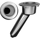 Mate Series Elite Screwless Stainless Steel 30 Rod Cup Holder - Drain - Round Top [C1030DS]-Angler's World