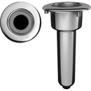Mate Series Elite Screwless Stainless Steel 0 Rod Cup Holder - Drain - Round Top [C1000DS]-Angler's World
