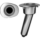 Mate Series Elite Screwless Stainless Steel 15 Rod Cup Holder - Drain - Oval Top [C2015DS]-Angler's World