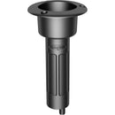 Mate Series Plastic 0 Rod Cup Holder - Drain - Round Top - Black [P1000DB]-Angler's World