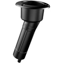 Mate Series Plastic 15 Rod Cup Holder - Drain - Round Top - Black [P1015DB]-Angler's World