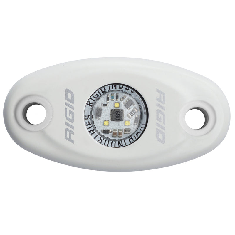 RIGID Industries A-Series White Low Power LED Light - Single - Natural White [480143]-Angler's World