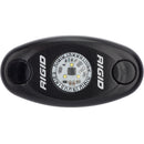 RIGID Industries A-Series Black Low Power LED Light - Single - Amber [480343]-Angler's World