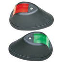 Perko Vertical Mount Side Lights - 12V - Black [0254B00DP1]-Angler's World