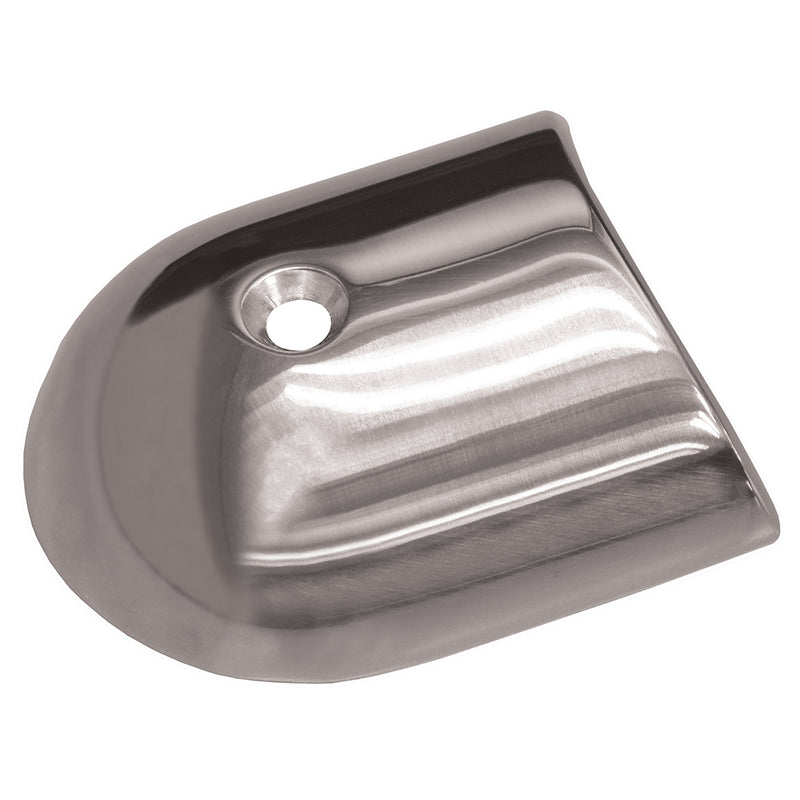 TACO Polished Stainless Steel 2-19/64 Rub Rail End Cap [F16-0091]-Angler's World