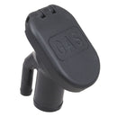 Perko Combination Vented Gas Fill/Tank f/1-1/2" Hose - 35 Angled Neck [1318DPGBLK]-Angler's World
