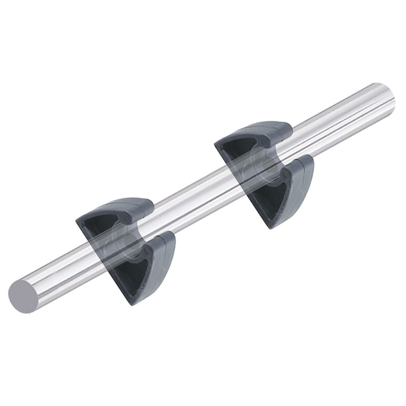 Perko Pole Storage Clips - Black - Pair [0477DP0BLK]-Angler's World