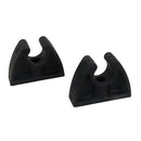 Perko Pole Storage Clips - Black - Pair [0477DP0BLK]-Angler's World