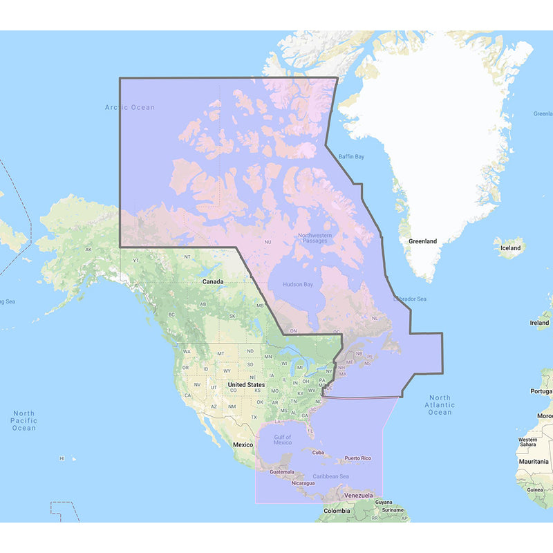 Furuno US Canada Atlantic Coast, Gulf of Mexico, Caribbean Bahamas and central America Vector Charts - Unlock Code [MM3-VNA-033]-Angler's World