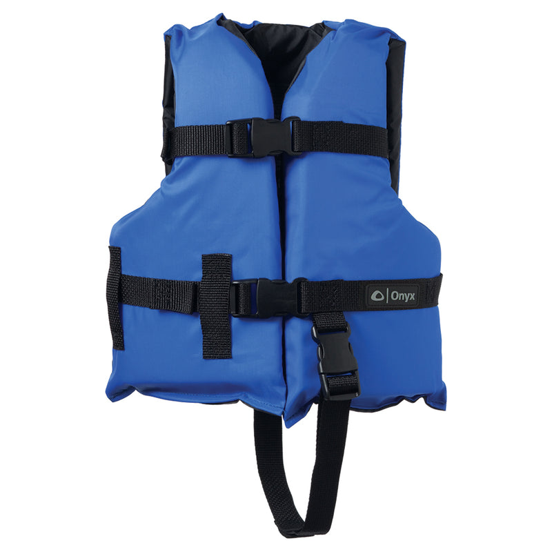 Onyx Nylon General Purpose Life Jacket - Child 30-50lbs - Blue [103000-500-001-12]-Angler's World