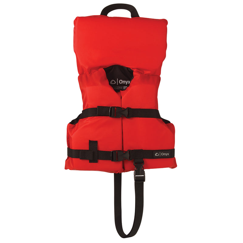 Onyx Nylon General Purpose Life Jacket - Infant/Child Under 50lbs - Red [103000-100-000-12]-Angler's World