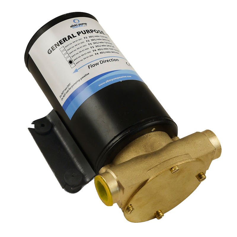Albin Group Marine General Purpose Pump FIP F4 (12 GPM) - 12V [04-01-005]-Angler's World