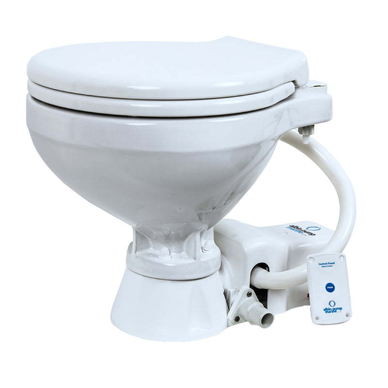 Albin Group Marine Toilet Standard Electric EVO Compact - 12V [07-02-004]-Angler's World