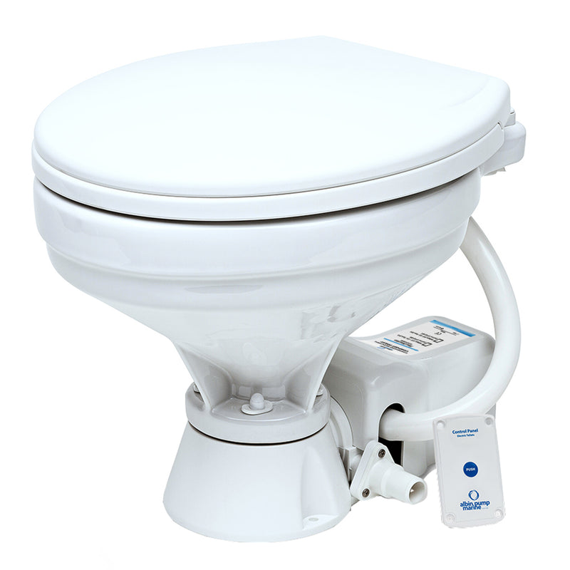 Albin Group Marine Toilet Standard Electric EVO Comfort - 12V [07-02-006]-Angler's World