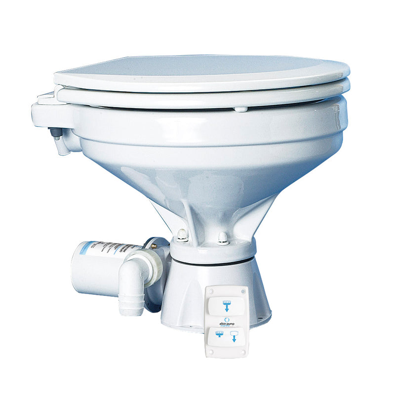 Albin Group Marine Toilet Silent Electric Comfort - 12V [07-03-012]-Angler's World