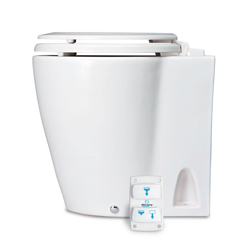 Albin Group Marine Design Marine Toilet Silent Electric - 12V [07-03-045]-Angler's World