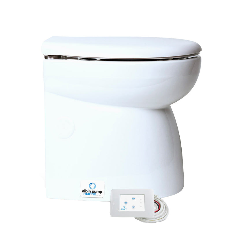 Albin Group Marine Toilet Silent Premium - 12V [07-04-014]-Angler's World