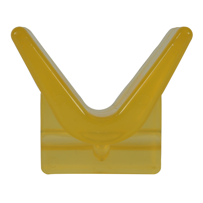 C.E. Smith Y-Stop 3" x 3" - 1/2" ID Yellow PVC [29554]-Angler's World