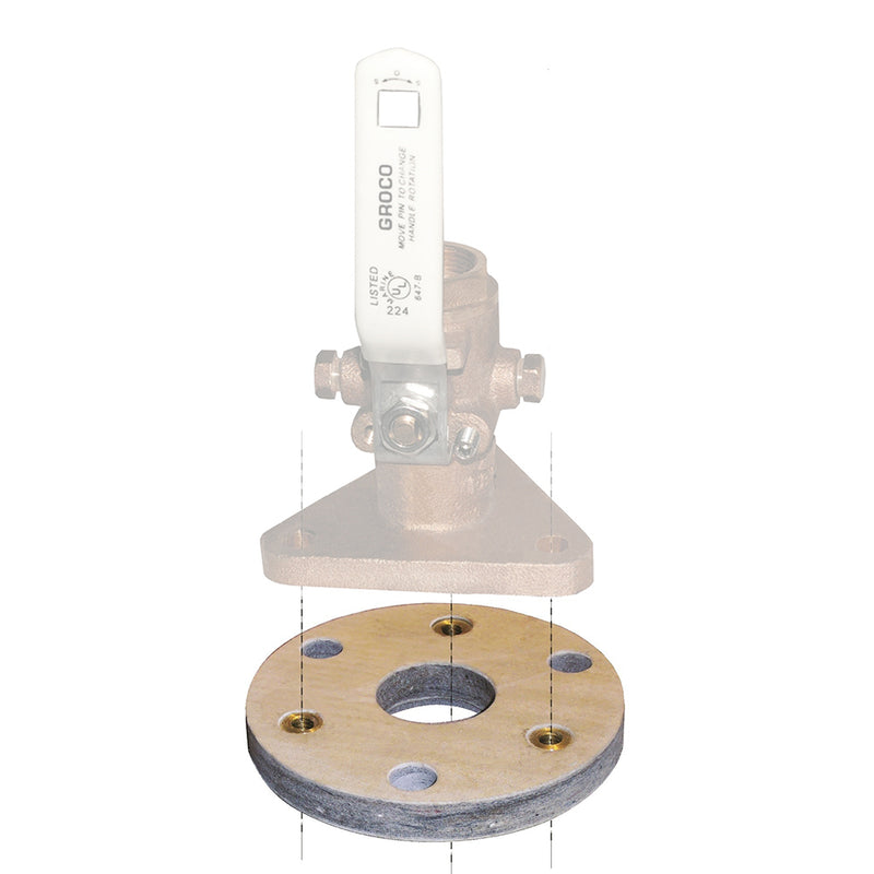 GROCO Backing Block f/2" 2-1/2" Seacocks [BB-3]-Angler's World