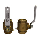 GROCO 1" NPT Bronze In-Line Ball Valve [IBV-1000]-Angler's World