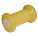 C.E. Smith Spool Roller 5" - 5/8" ID - Gold TPR w/Bushing White Solid [29712]-Angler's World