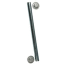 C.E. Smith Package Roller Shaft 1/2" x 5-1/4" w/Cap Nuts - Zinc [10700A]-Angler's World